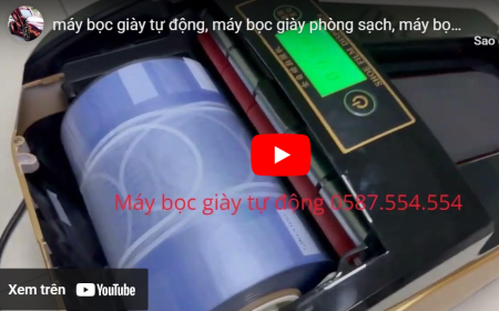 Máy bọc giày tự động, máy bọc giày phòng sạch, máy bọc giày giá rẻ 0587.554.554